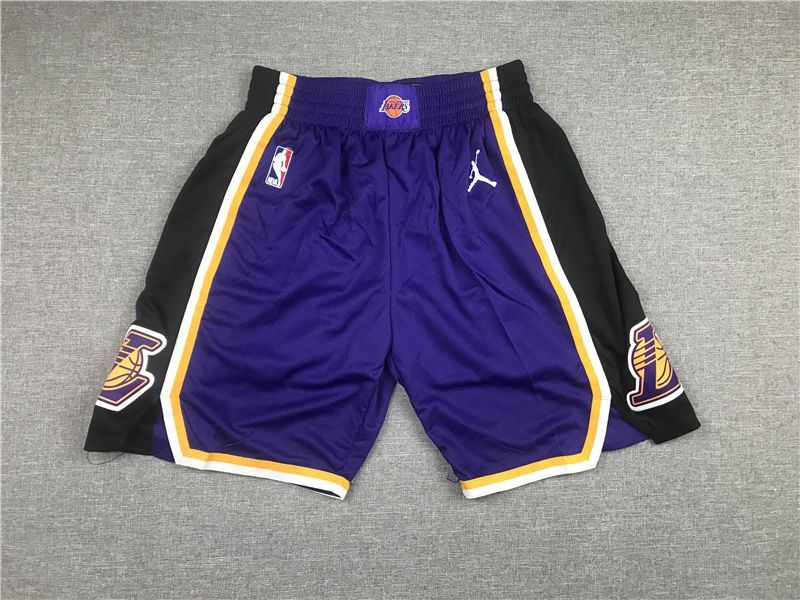 Men NBA Los Angeles Lakers Shorts 20216182->los angeles lakers->NBA Jersey